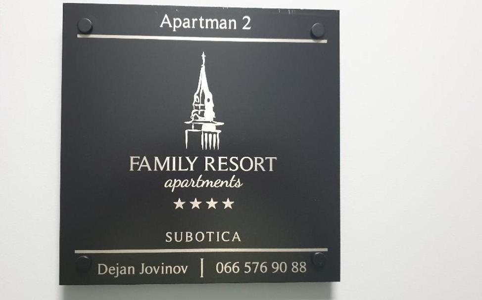 Family Resort Subotica Apartments Exterior foto